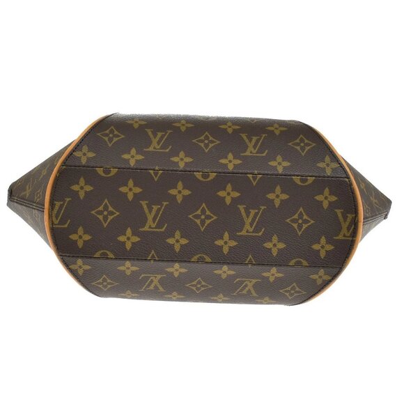LOUIS VUITTON LV Logos Ellipse MM Hand Bag Monogram Leather Brown M51126 50RL382 - Picture 6 of 15